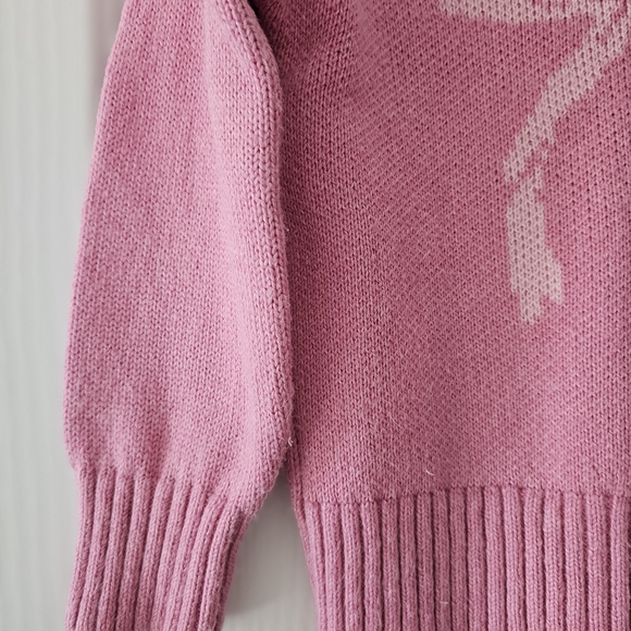 Abercrombie Kids Pink Sweater with Bow Design - Picture 2 of 3